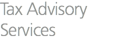 Tax Advisory Services